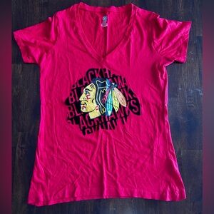 NHL Red Blackhawks Graphic Tee